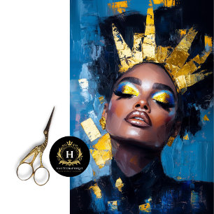 Papel De Seda Decoupage Feminista da Coroa ouro