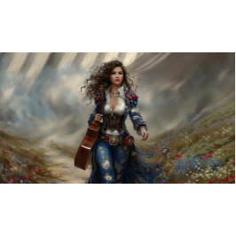 Papel De Seda Decoupage Fields of Melody Country Singer