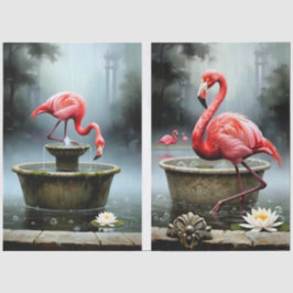Papel De Seda Decoupage Flamingo Collection