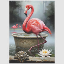 Decoupage Flamingo Collection