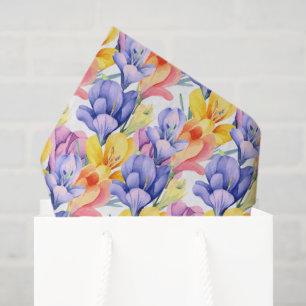 Papel De Seda Decoupage Floral Botânico