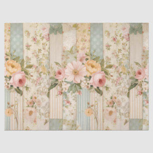 Papel de Seda Decoupage Floral Country Vintage