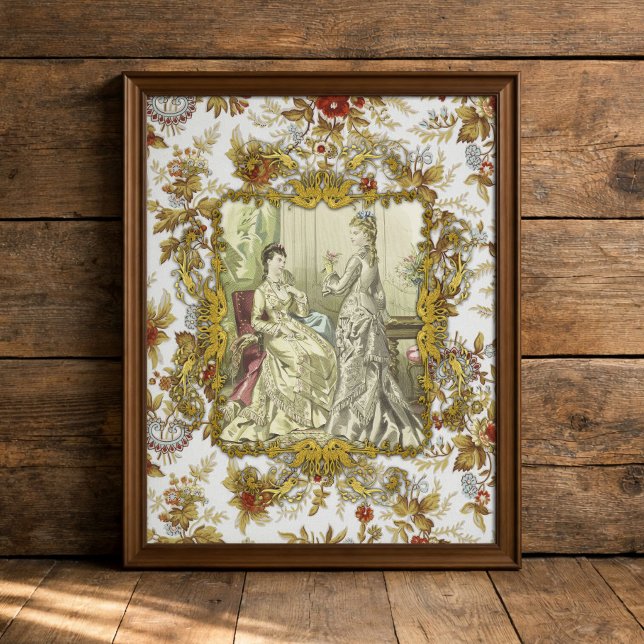 Papel de Seda Decoupage Floral de Moda Francesa An (Criador carregado)