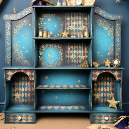 Papel De Seda Decoupage Furniture Tissue Stars
