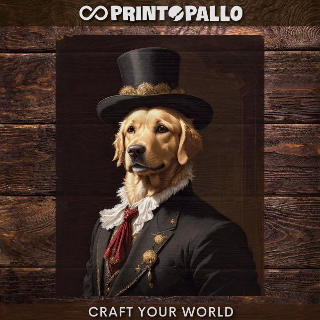 Papel De Seda Decoupage - Golden Retriever Nobre -  (Criador carregado)