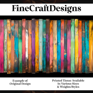 Papel De Seda Decoupage H4 Da Madeira Enfrentada Em Pera Rústica