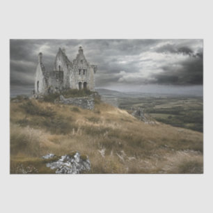 Papel De Seda Decoupage Historic Weathered Castle Irlanda