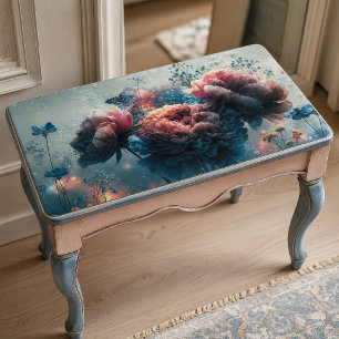 Papel De Seda Decoupage Jardim de Peônia com Rubor Temperamental