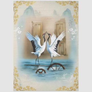 Papel De Seda Decoupage Kranich Collection