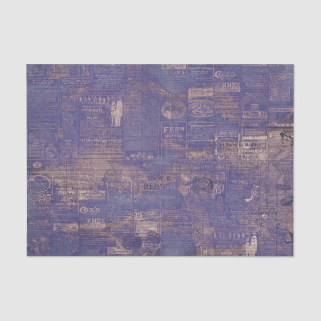 Papel De Seda Decoupage Lavanda Mística (Frente )