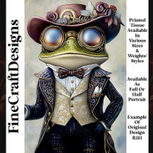 Decoupage legal Antropomorfina do Sapo Steampunk R