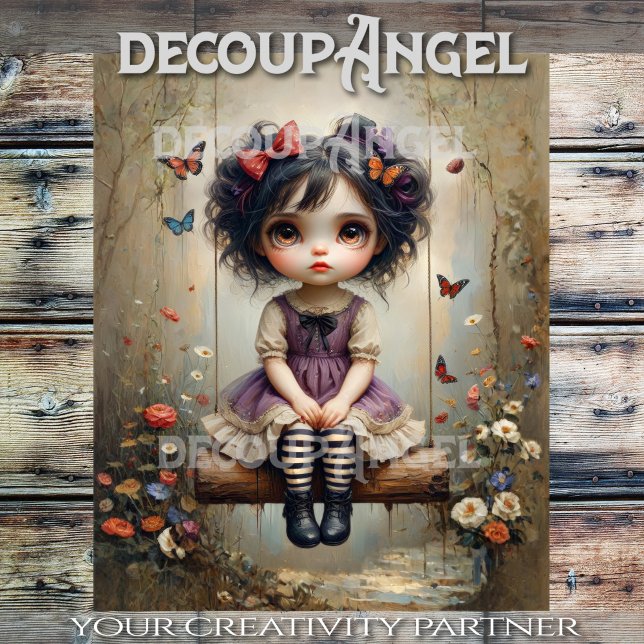 Papel De Seda Decoupage Mágica Melancholy (Criador carregado)