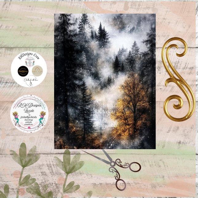 Papel De Seda Decoupage Majestic Irish Mountain Range (Criador carregado)