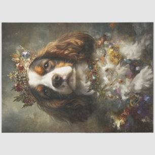 Papel De Seda Decoupage Majexpressa cavaleiro Rei Charles Spanie