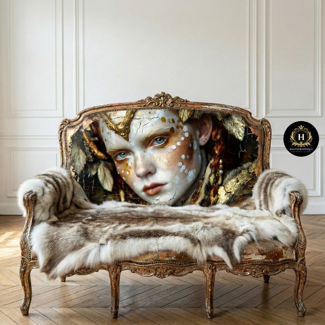 Papel De Seda Decoupage Mítica Mítica de Floresta ouro Shaman (Criador carregado)