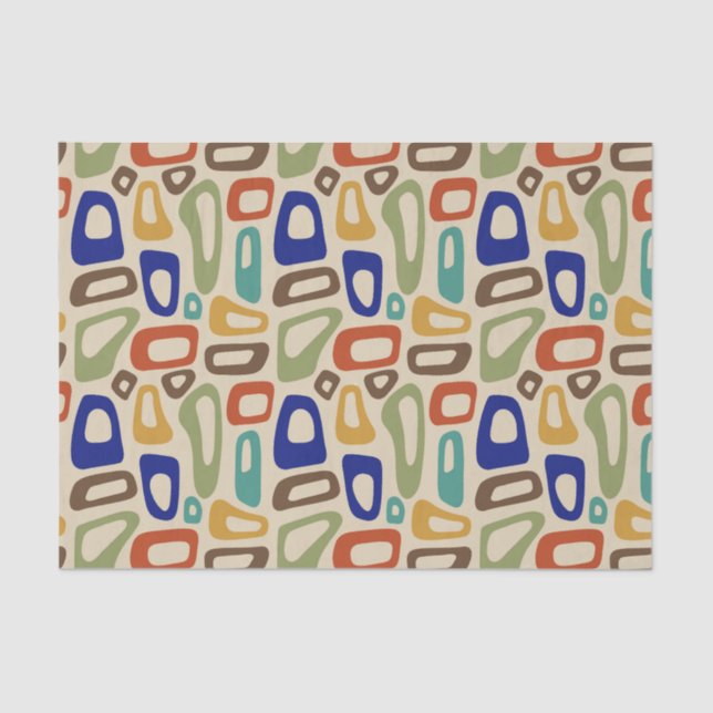 Papel De Seda Decoupage Moderna do meio século (Frente )