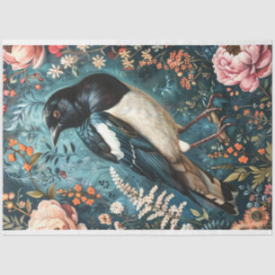 Papel De Seda Decoupage Mural Magpie