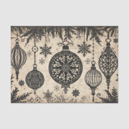 Papel de Seda Decoupage Natal Gótico