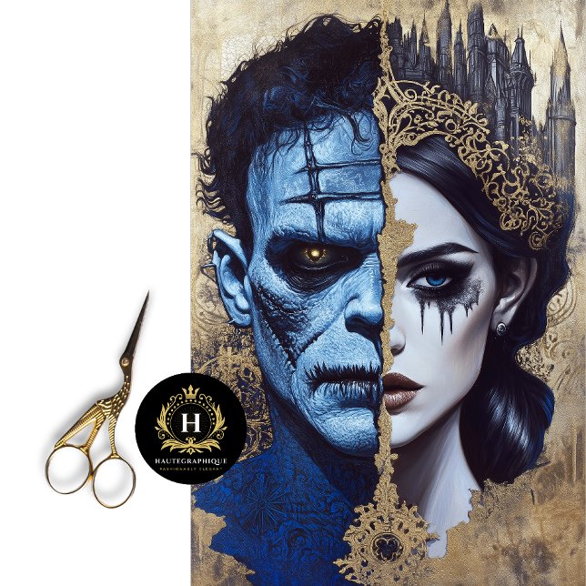 Papel de Seda Decoupage Noiva de Frankenstein (Criador carregado)