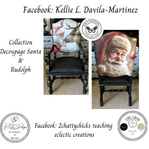 Papel De Seda Decoupage Papai Noel Rudolph Paisagem Polo Norte