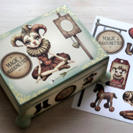 Papel De Seda Decoupage Paper Melancholic Clown 