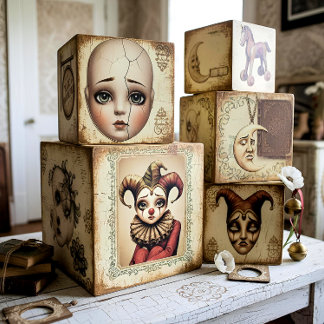 Papel De Seda Decoupage Paper Melancholic Clown