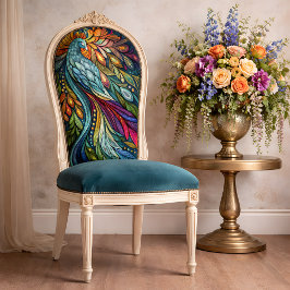 Papel De Seda Decoupage Pavão Arco-íris