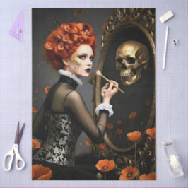 Papel De Seda Decoupage Poetic Gothic Motifs 