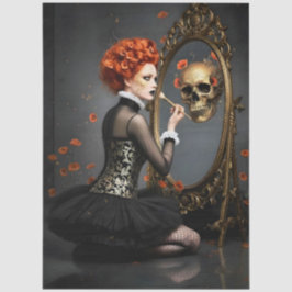 Papel De Seda Decoupage Poetic Gothic Motifs 