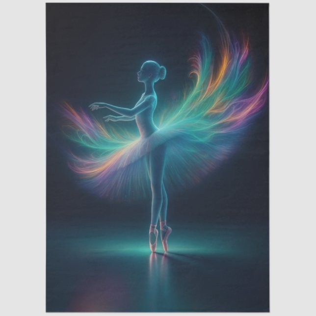 Papel De Seda Decoupage Radiant of the Ora Ballerina  (Frente )