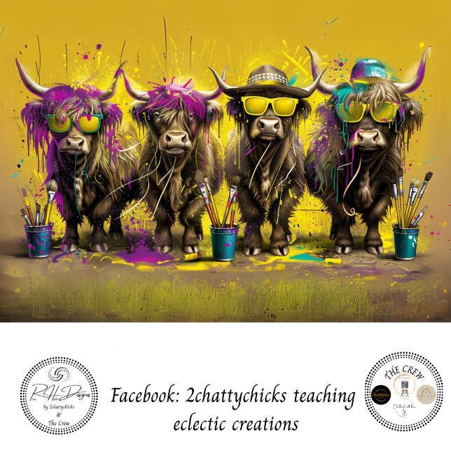 Papel De Seda Decoupage RHDesign's Crew Highland Artists (Criador carregado)