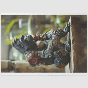 Papel De Seda Decoupage Robótica de Gorila Negra