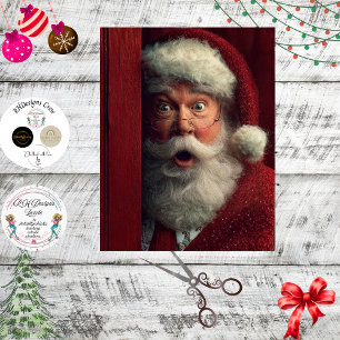 Papel De Seda Decoupage Santa Claus Malandro ou Bonzinho Espiand