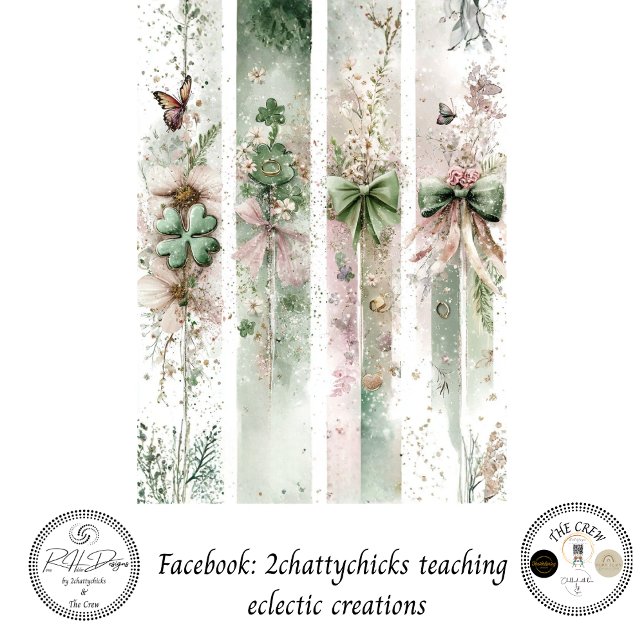 Papel De Seda Decoupage St. Patrick's Coordinated Panels  (Criador carregado)