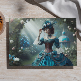 Papel De Seda Decoupage Steampunk Vintage Vitoriano Jardim Senho