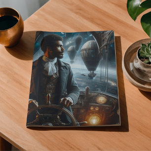 Papel De Seda Decoupage Steampunk Vitoriano Capitão Espacial Aér