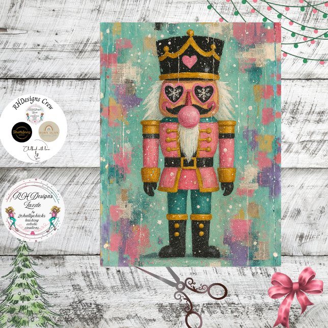 Papel De Seda Decoupage Sweetheart Nutcracker Bubblegum Blush  (Criador carregado)
