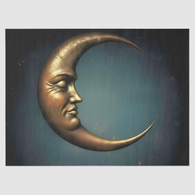 Papel De Seda Decoupage Tissue Moon (Frente )