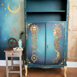 Papel De Seda Decoupage Tissue Moon
