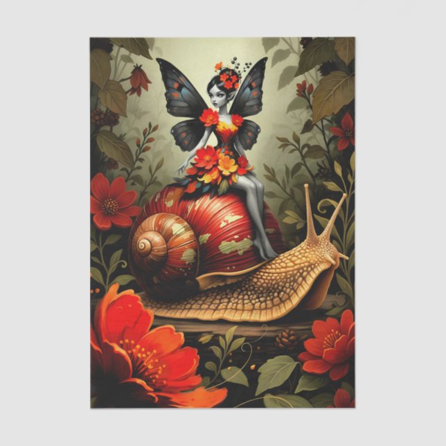 Papel De Seda Decoupage Tissue Paper Fairy (Frente )