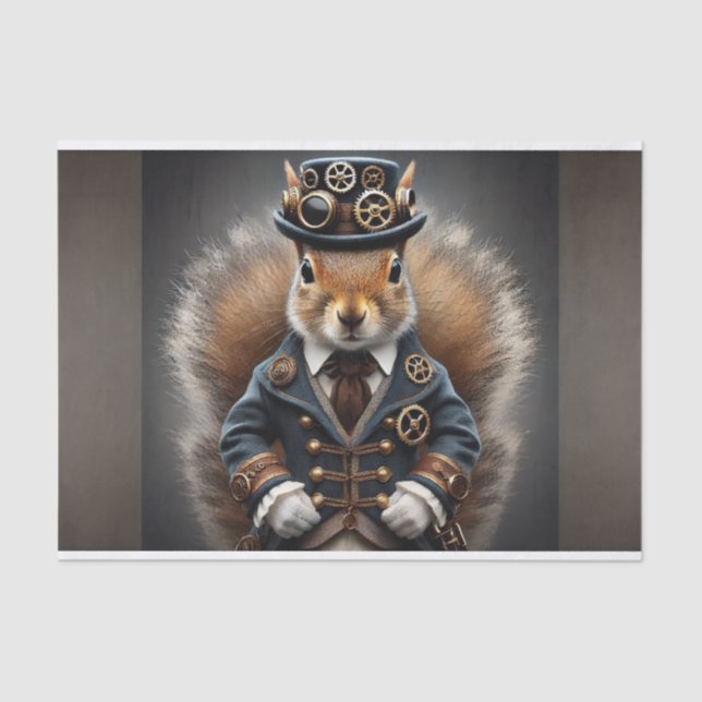 Papel De Seda decoupage tissue paper , steampunk (Frente )