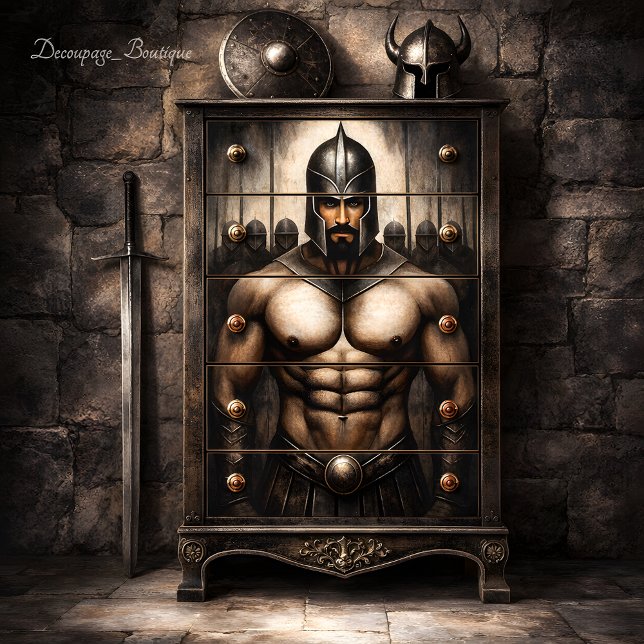 Papel De Seda Decoupage Warrior's Edge (Warrior's Edge Decoupage Tissue Paper)