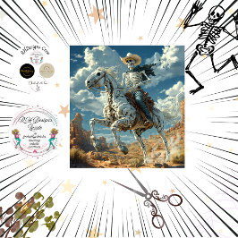 Papel De Seda Decoupage Weathereton Cowboy em Cavalo