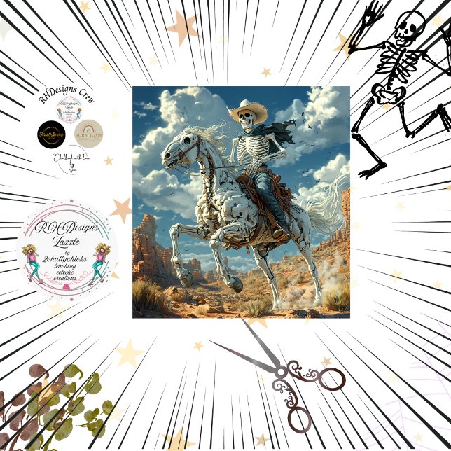 Papel De Seda Decoupage Weathereton Cowboy em Cavalo (Criador carregado)