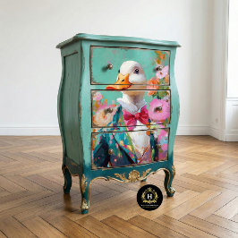 Papel De Seda Decoupage Whimsical Dapper Duck Elegante