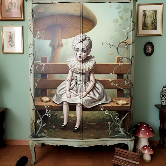 Papel De Seda Decoupage Whimsical doll (Criador carregado)