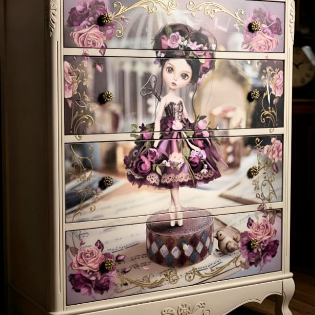 Papel De Seda Decoupage Whimsical Flower Fairy Seidenpapier (Criador carregado)