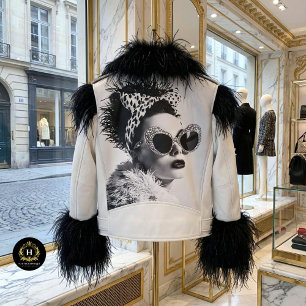 Papel De Seda Decoupagem Retro Glam Estampa de Leopardo