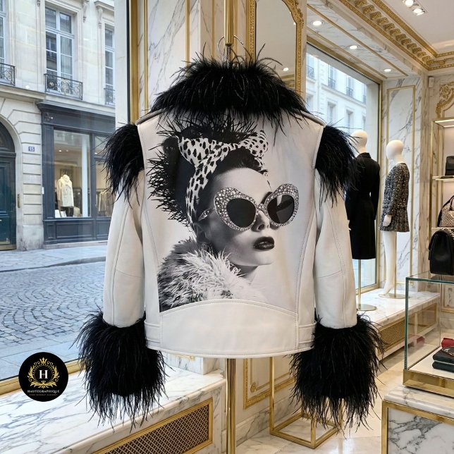 Papel De Seda Decoupagem Retro Glam Estampa de Leopardo (Criador carregado)