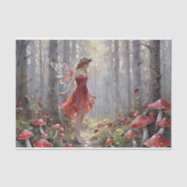 Papel De Seda Decoupágina de Fadas de Salão de Natal